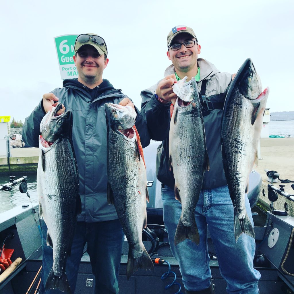 Nice Coho caught in Marine Area 8-2 in September during the Salmon for Soldiers fishing event