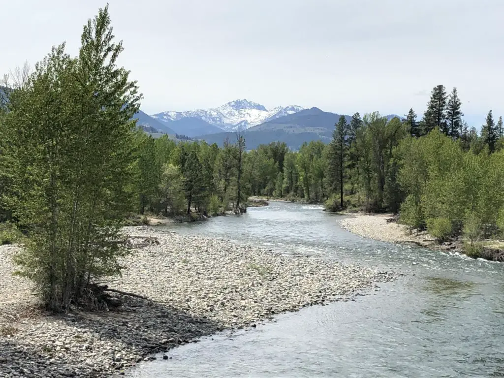 Methow River near mouth of Chewuch