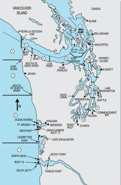 Washington marine areas