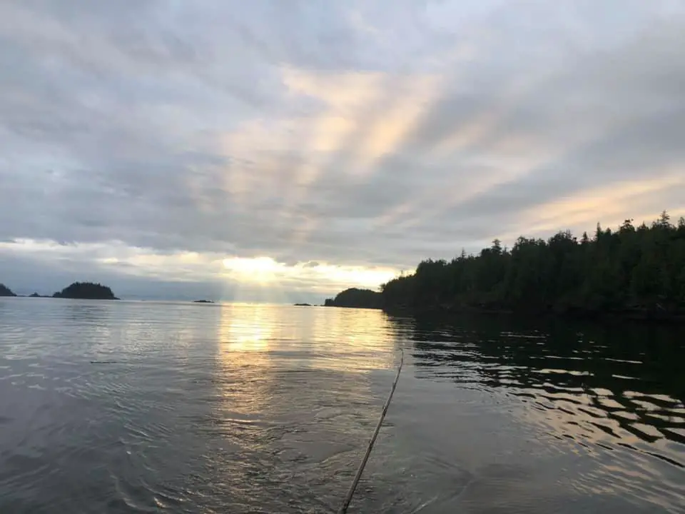 Epic sunrise near Port Hardy