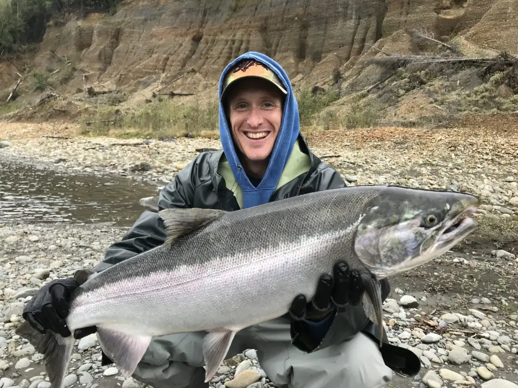 Big coho caught on a plug