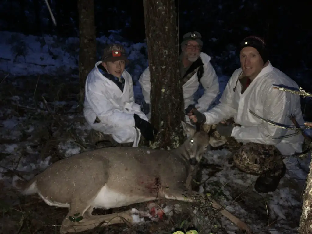 Successful whitetail hunt