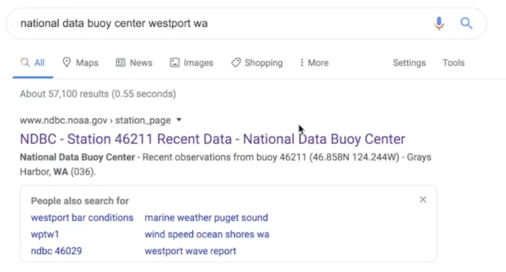 finding national buoy data