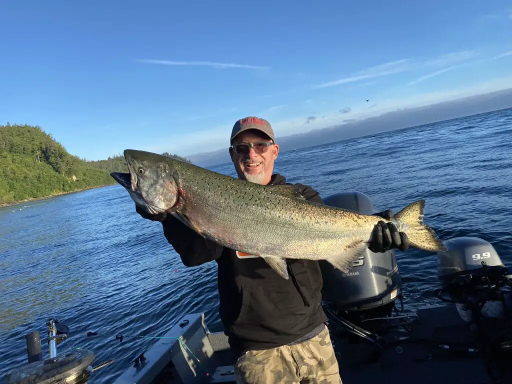 14 lb king caught near Sekiu