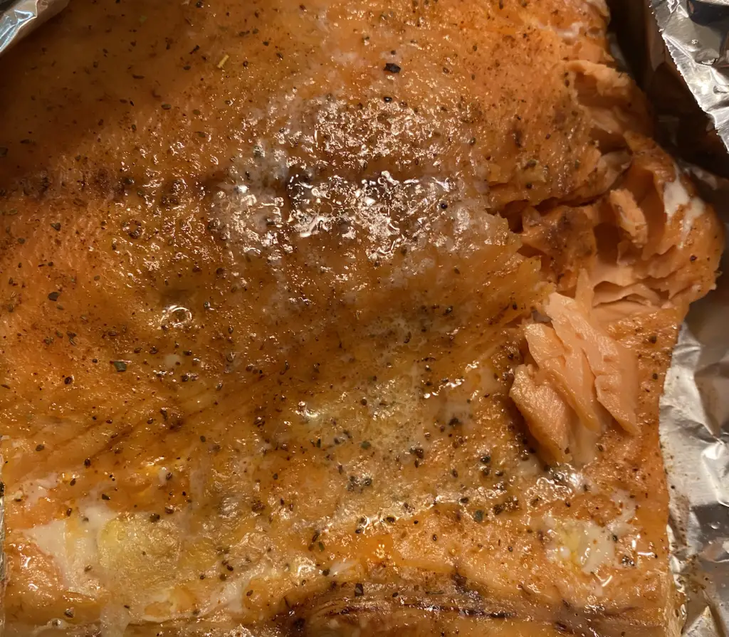 traeger cooked salmon