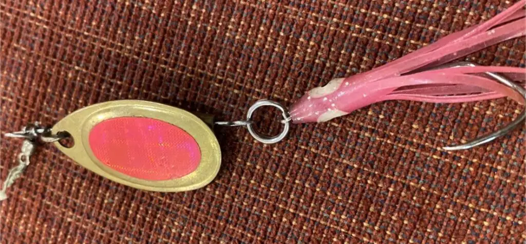 My favorite homemade spinner for pink salmon