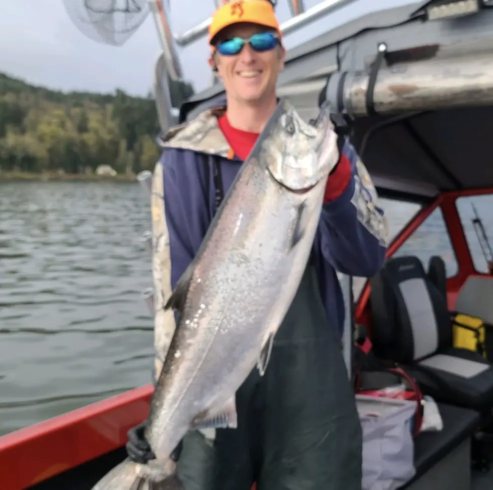 Nice mid teens spring chinook from the lower columbia river