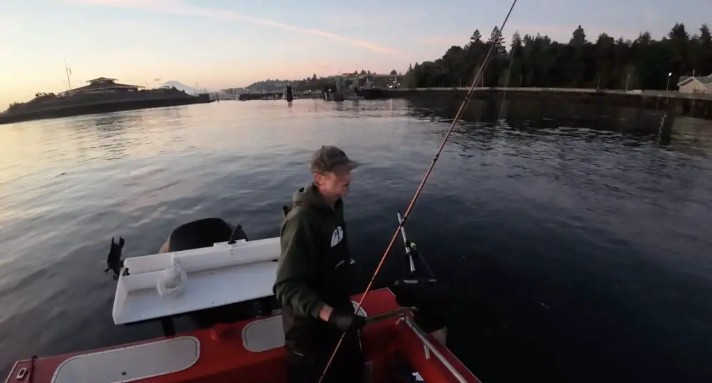 Starting a troll near the boathouse in marine area 11 near point defiance