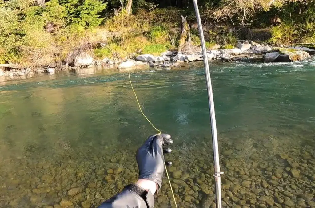 Beautiful drift on a coastal river