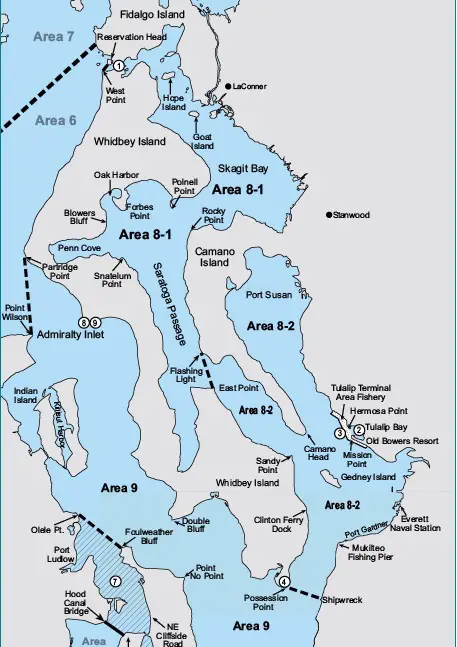 Marine Area 8 wdfw map